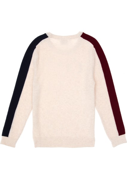 Erkek Çocuk Krem Melanj Kazak /triko 50311133-VR159 modelleri