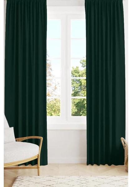 Mr.stock Blackout Işık Geçirmez Güneşlik Fon Perde Tek Kanat - 12189