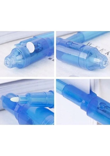 Işıklı Sihirli Görünmez Kalem Şeffaf indirimleri