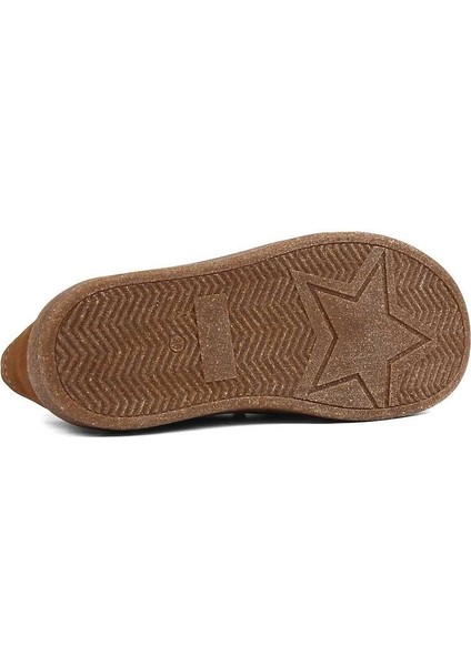 Kadın Kahverengi Bağcıklı Kalın Tabanlı Nubuk Deri Ayakkabı indirimleri