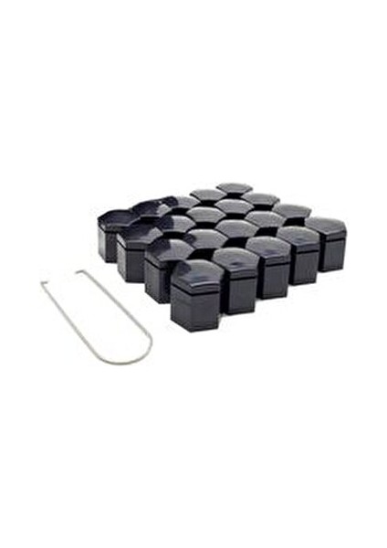 Bijon Kapağı 17MM Siyah Renk Plastik Malzeme 20 Adet Kolay Montaj fiyatları