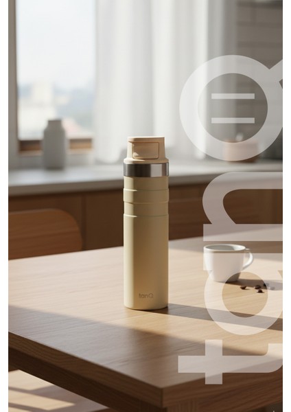 Ömür Boyu Garantili Active Plus Paslanmaz Çelik Termos Vanilla 0.60 Lt- (20 Oz) modelleri