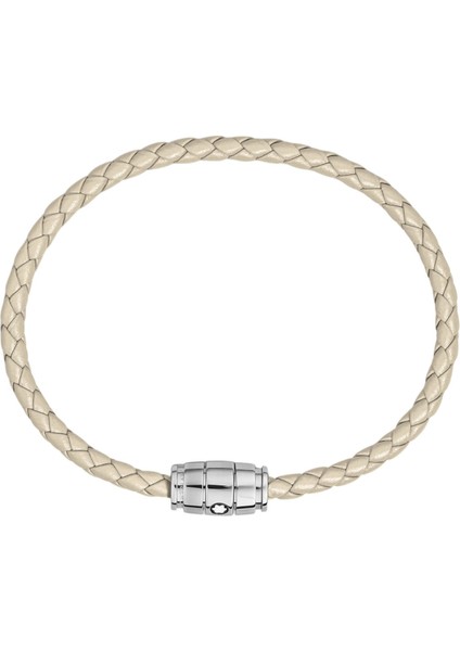 Meisterstück Collection Bulutlu Bej Deri - Steel Bileklik 13431463 fiyatları