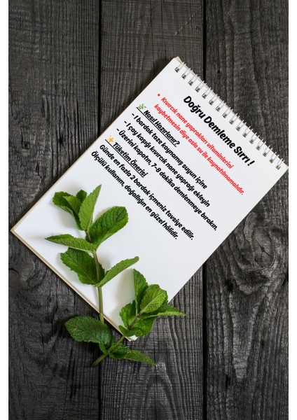 Yörem Afyon Kadınların Sağlık, Denge ve Güzellik Üçgeninin Sırrı Hakiki Kıvırcık Nane (Mentha Spicata) | 60GR. indirimleri