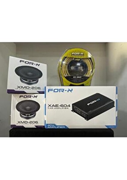 Amfi 5 Kanal 4000W Güç Çıkışı ile Kompakt Tasarım 190 x 155 x 47,5 mm modelleri