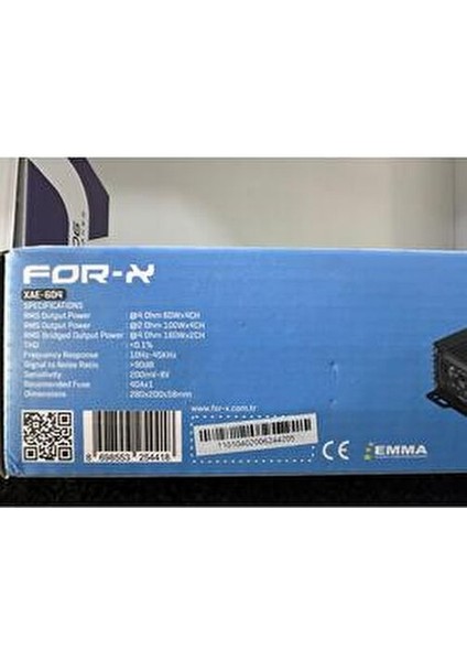 Amfi 5 Kanal 4000W Güç Çıkışı ile Kompakt Tasarım 190 x 155 x 47,5 mm