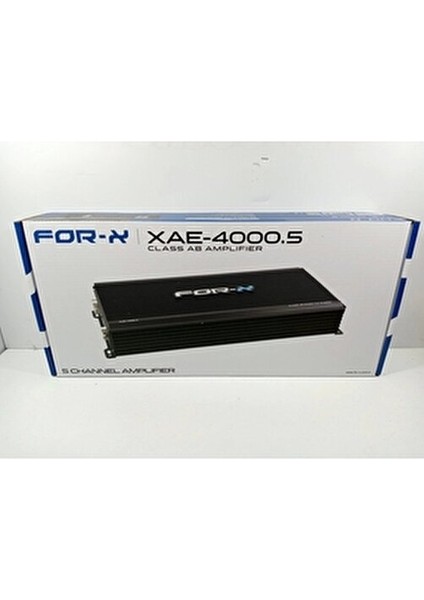 XAE-4000.5 Oto Anfi 4000W 5 Kanal Bass Kontrol 950 Watt Güç ile Yüksek Performans indirimleri