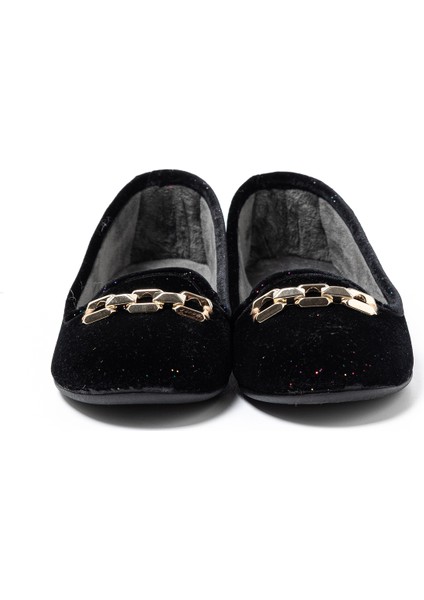 Kadın Babet IF5391 Berevere Baılarına Vulc. Copete Tercıopelo H048 Negro