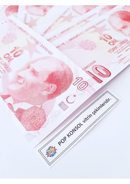 konsol 100 adet geçersiz para parti şaka karışık türk lirası pp194001 modelleri
