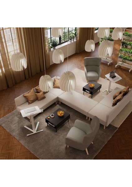 Mıttzon Yüksekliği Ayarlanabilen Çalışma Masası Beyaz 66 x 50 cm fırsatları