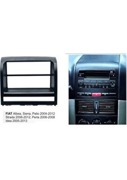 Teyp Çerçevesi Fiat Albea Palio İçin Uygun Siyah Plastik Malzeme fiyatları