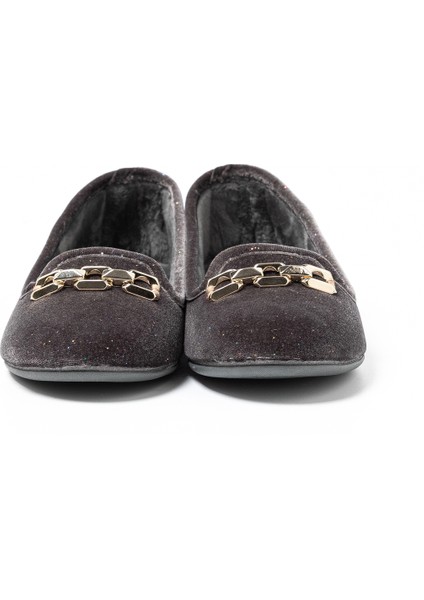 Kadın Babet IF5391 Berevere Baılarına Vulc. Copete Tercıopelo H048 Negro