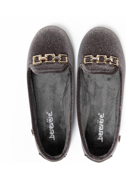 Kadın Babet IF5391 Berevere Baılarına Vulc. Copete Tercıopelo H048 Negro