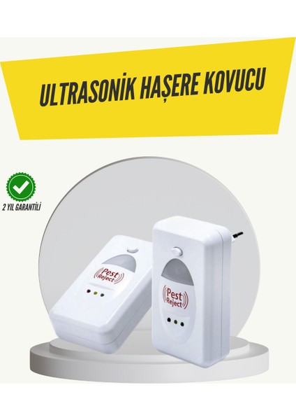 Techmrt Ultrasonik Haşere Kovucu Cihaz 150 M2 Etki Alanı