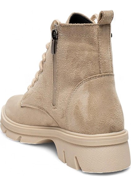 Gls Bej Içi Kürklü Süet Kadın Bot & Bootie modelleri