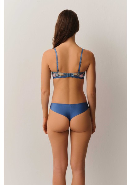 Ethereal Renkli Çiçekli Desteksiz Balenli Sütyen fırsatları