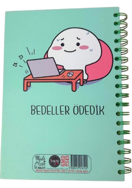 Yaşıyosun Bu Hayatı Tasarımlı Konuşan Ajanda 1152 indirimleri