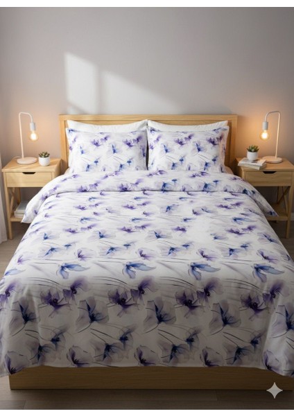 3D %100 Pamuk Kutulu Lüks Nevresim Takımı