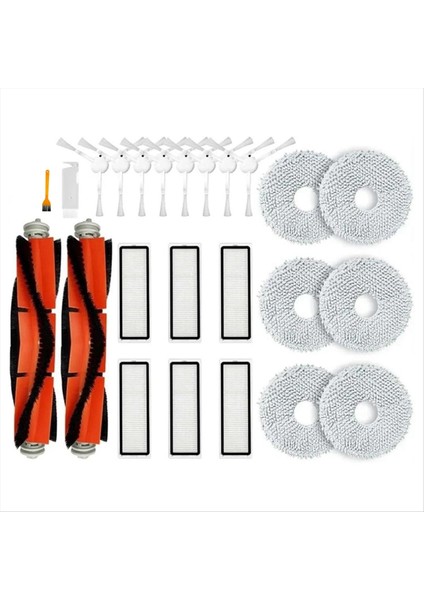 Ana Yan Fırça Hepa Filtre Paspas Bezi Yedek Parça Aksesuarları Xiaomi Robot Vakumu S10+ / S10 Plus Için Yedek (Yurt Dışından)