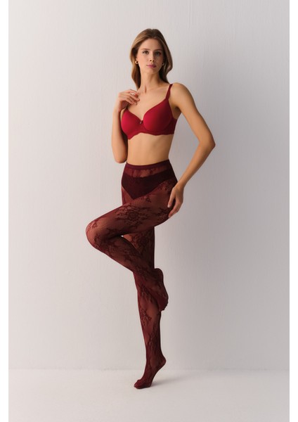 Fishnet Lace Külotlu Çorap fiyatları