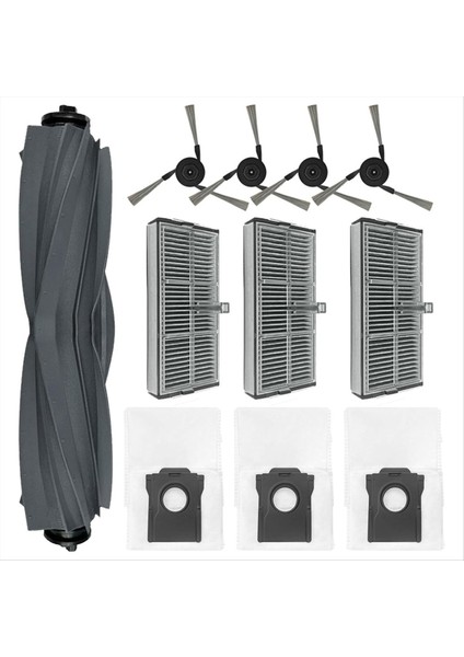 Dream Için Aksesuar Kiti X40 Ultra X40 Pro S30 Pro Ultra Robot Vakum Yedek Parçalar Ana Yan Fırça Hepa Filtre (Yurt Dışından)