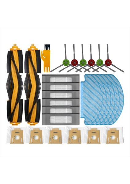 Ecovacs Deebot Ozmo T8+ / T8 Aıvı / T8 Max / N8 Plus / N8 Pro Vapum Ana Yan Fırça Filtresi Mop Bez Toz Torbası Parçaları (Yurt Dışından) fiyatları