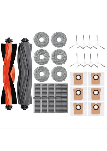 Xiaomi Mijia M30S Için D103CN Robot Vakum Süpürge Aksesuarları Ana Yan Fırça Hepa Filtre Mop Bez Tuz Torbası Parçaları (Yurt Dışından)