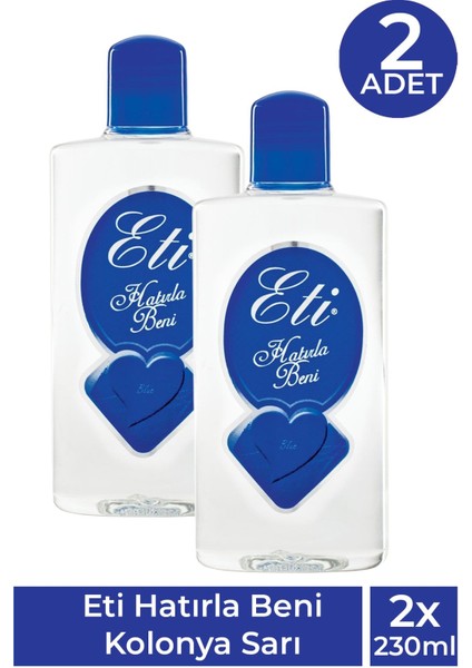 Hatırla Beni Kolonya Blue 230 ml 2 Adet