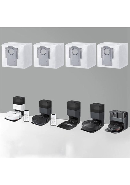 Roborock Q5+ S7 Maxv Ultra Robot Vakum 3l Büyük Kapasiteli Acuum Torbası Uyumlu (12 Pcs) (Yurt Dışından) indirimleri