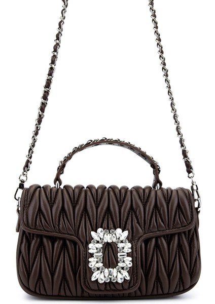 Kadın Suni Deri Kahverengi Omuz Çanta 921 27126 Bn Cnt SK25-26 Kahve modelleri