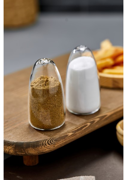 2’li Şeffaf Cam Tuzluk ve Biberlik Takımı – Modern Konik Tasarım, Minimalist ve Şık Baharatlık Seti, Dayanıklı Cam Malzeme fiyatları