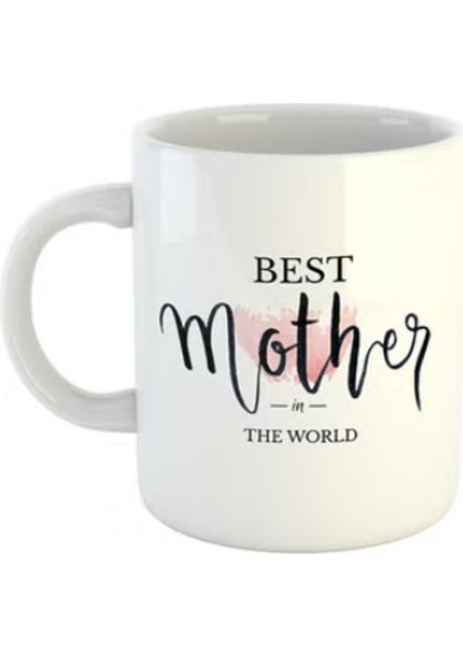 Dünyanın En Iyi Annesi Baskılı Porselen Kupa