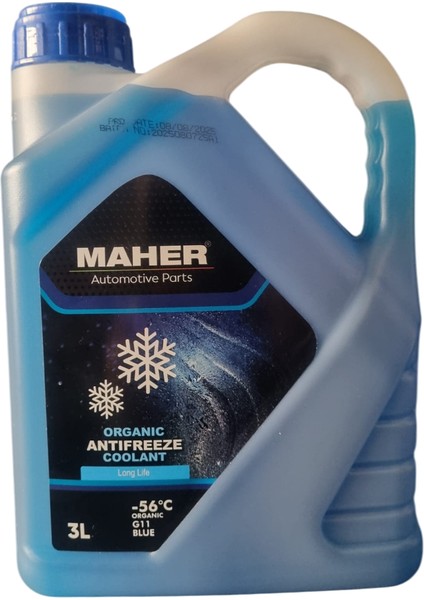 -56 Derece Mavi Organik Antifriz 3lt 2025
