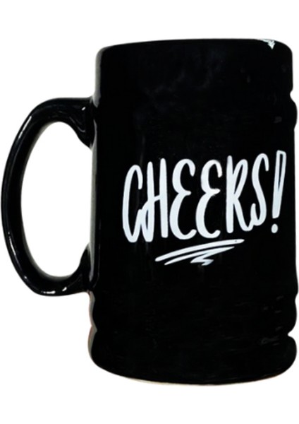 Cheers Kupa Bardak Siyah Büyük Boy Kupa