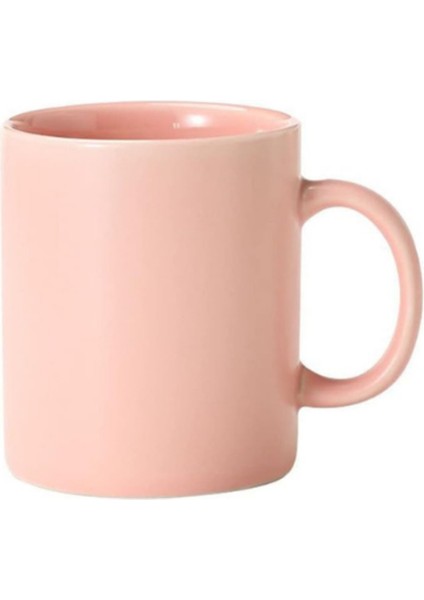 Toz Pembe Desensiz Porselen Kupa