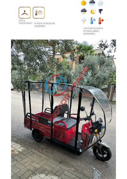 Arora Mını Cargo Üç Tekerli Araç Brandası - Kabin modelleri