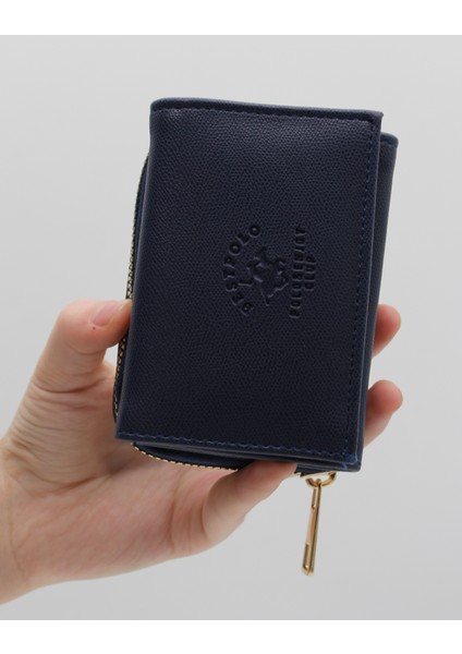 Lacivert Bozuk Para Gözlü Bol Kartlıklı Mini Kadın Cüzdanı fiyatları