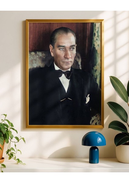 Atarük Portre Dijital Baskı Poster V9 (Çerçevesiz)