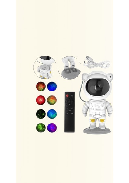 Techmrt Dekoratif ve Fonksiyonel Astronot Projeksiyon Aydınlatma indirimleri