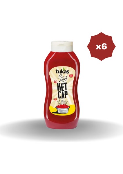 Acı Ketçap Chef 600GR - (6 Adet)