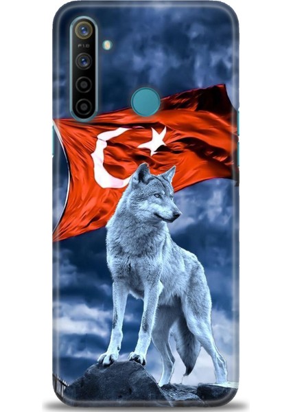 Realme 5i Kılıf Hd Baskılı Kılıf + Seramik Tam Kaplayan Ekran Koruyucu 36
