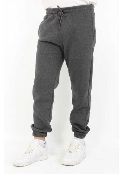 8015 Paçası Lastikli Üç Ip Şardonlu Eşofman Altı