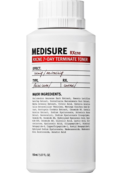 Rxcne 7-Day Terminate Toner -7 Günde Akneyi Azaltmaya Yardımcı Etkili Tonik 150 ml
