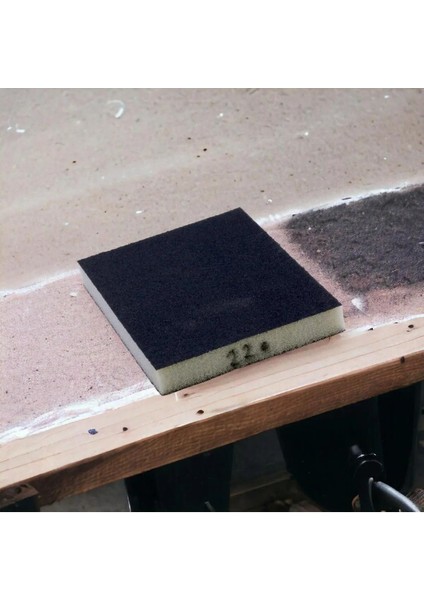 Sünger Zımpara Yassı 9.5 x 12.5 cm Takoz Blok Flex Taşlama Ahşap El Zımparası 220 Kum 1 Adet fırsatları