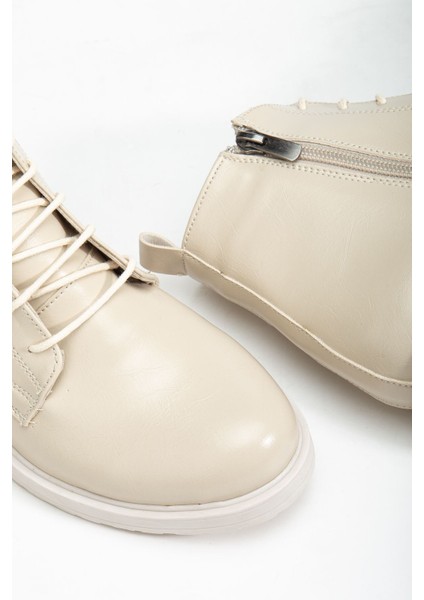 165-225 Bej Yanki Bağcıklı Fermuarlı Günlük Kadın Bot fırsatları