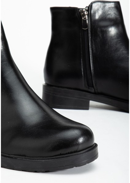 165-204 Siyah Yanki Günlük Kadın Bot fırsatları