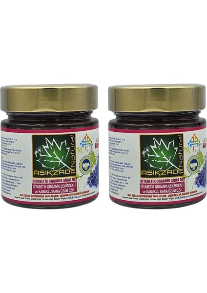 2'li Set Diyabetik Şiraz Özü 255ML 265G