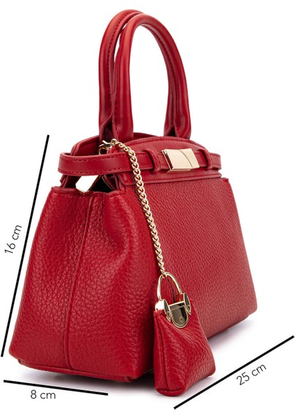 Kadın Suni Deri Kırmızı Omuz Çanta 921 27150 Bn Cnt SK25-26 Kırmızı fiyatları
