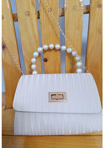 Is Berceste Kadın Incili Şık Zincirli El Omuz Abiye Düğün Çantası modelleri