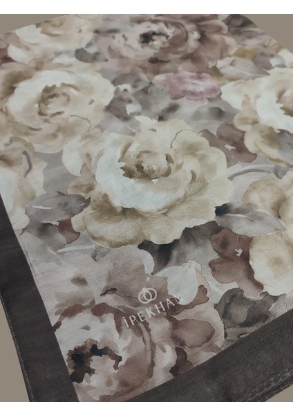 Kahve Winter Bloom Soft Şal modelleri